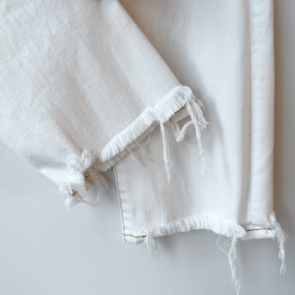 🔻 R13 Boy Straight Denim Garett White Distressed - size 25 - Picture 6 of 16